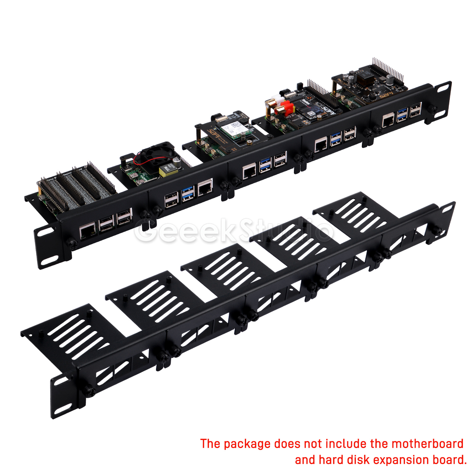 Deskpi Super6C - Soporte en rack 1U para Raspberry