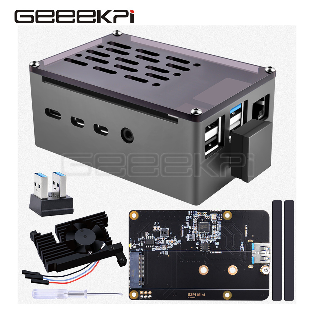Turing Pi 2 - GeeekPi Caja de ladrillo de aluminio