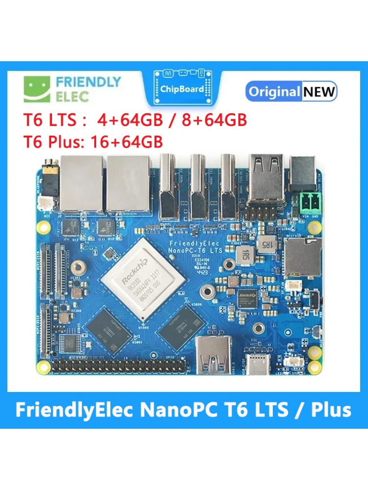 Placa FriendlyElec NanoPC T6 L - Nanopc T6 16Gb reseña y precio