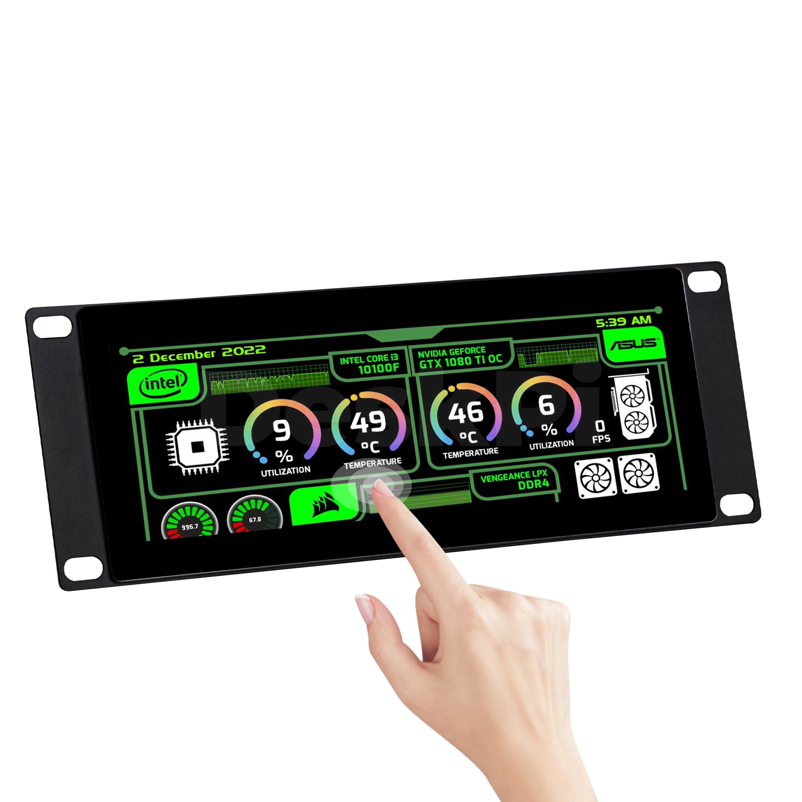 Pantalla táctil DeskPi de 7,84 - Deskpi Super6C reseña y precio