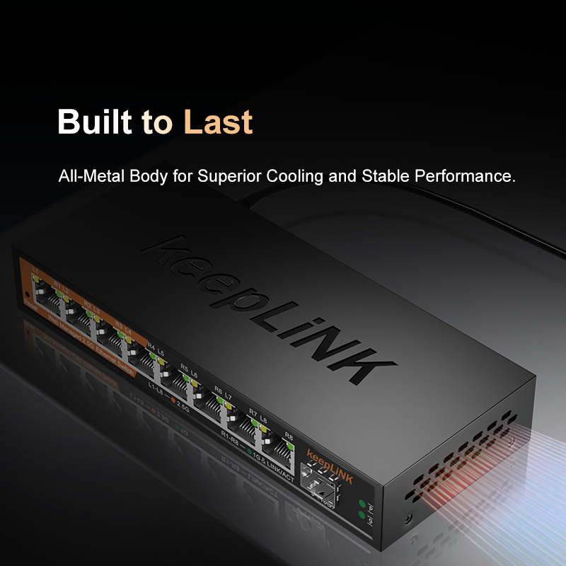 Conmutador administrado KeepLi - Sfp+ 10G Managed Switch 8 Port reseña y precio