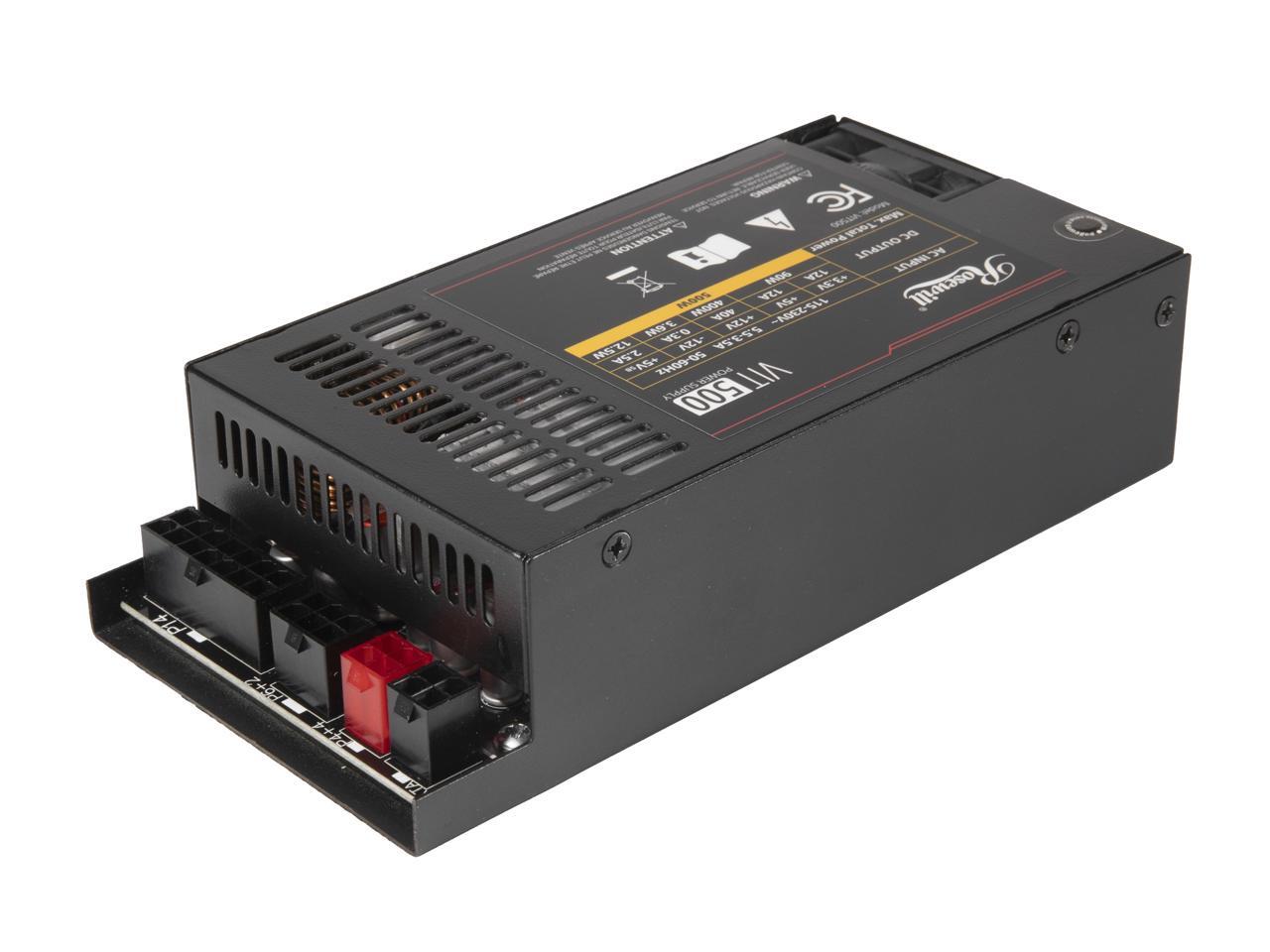 Rosewill VIT 500W, Mini ITX/Fl - Atx Power Supply 1U Flex 500W reseña y precio