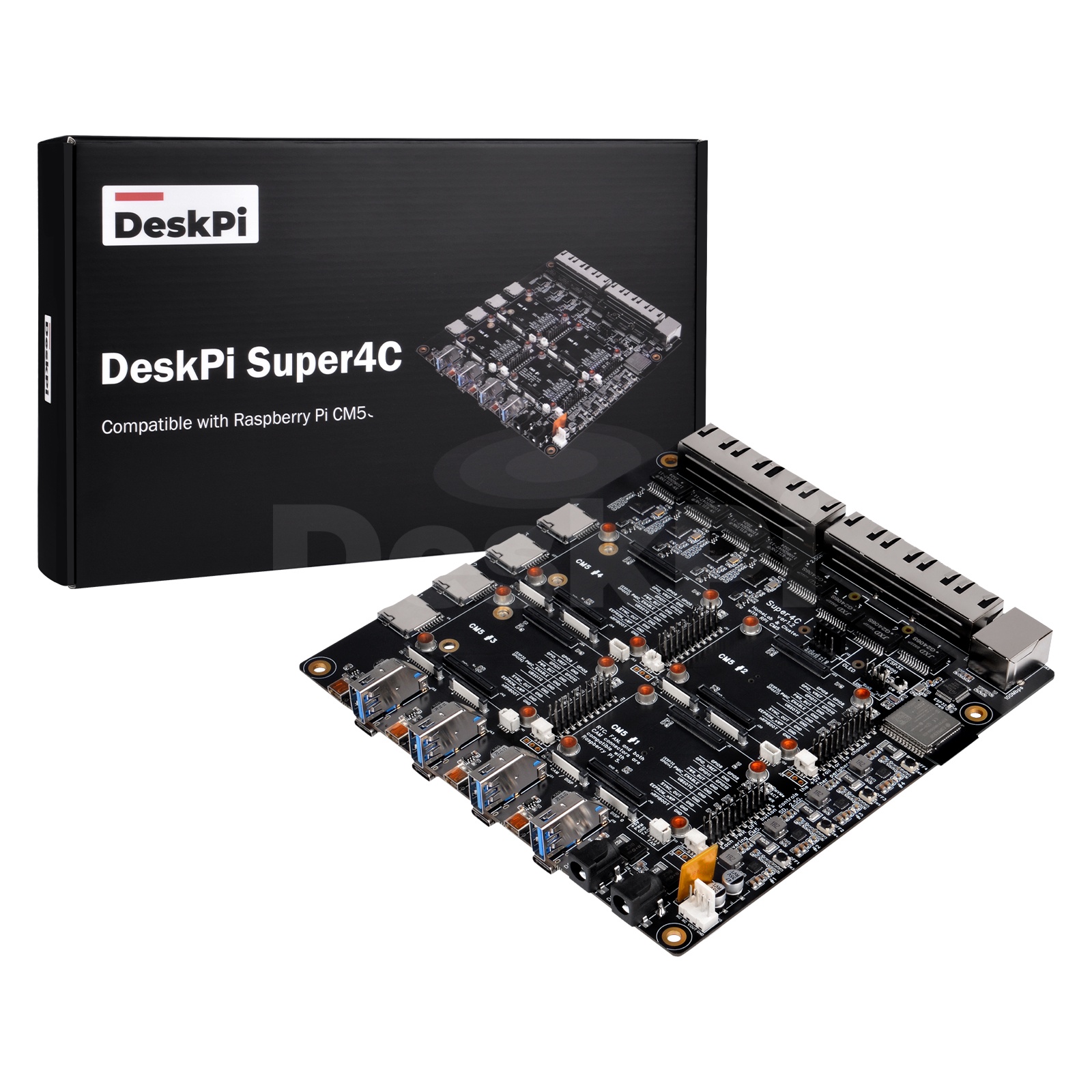 Placa Mini-ITX DeskPi Super4C  - Deskpi Super6C reseña y precio