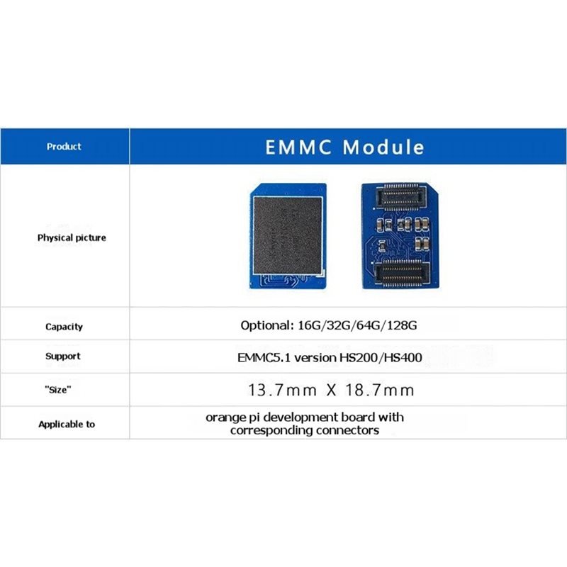 【B24B!】 Módulo EMMC de 32GB pa - Orange Pi 5 Plus 32Gb reseña y precio
