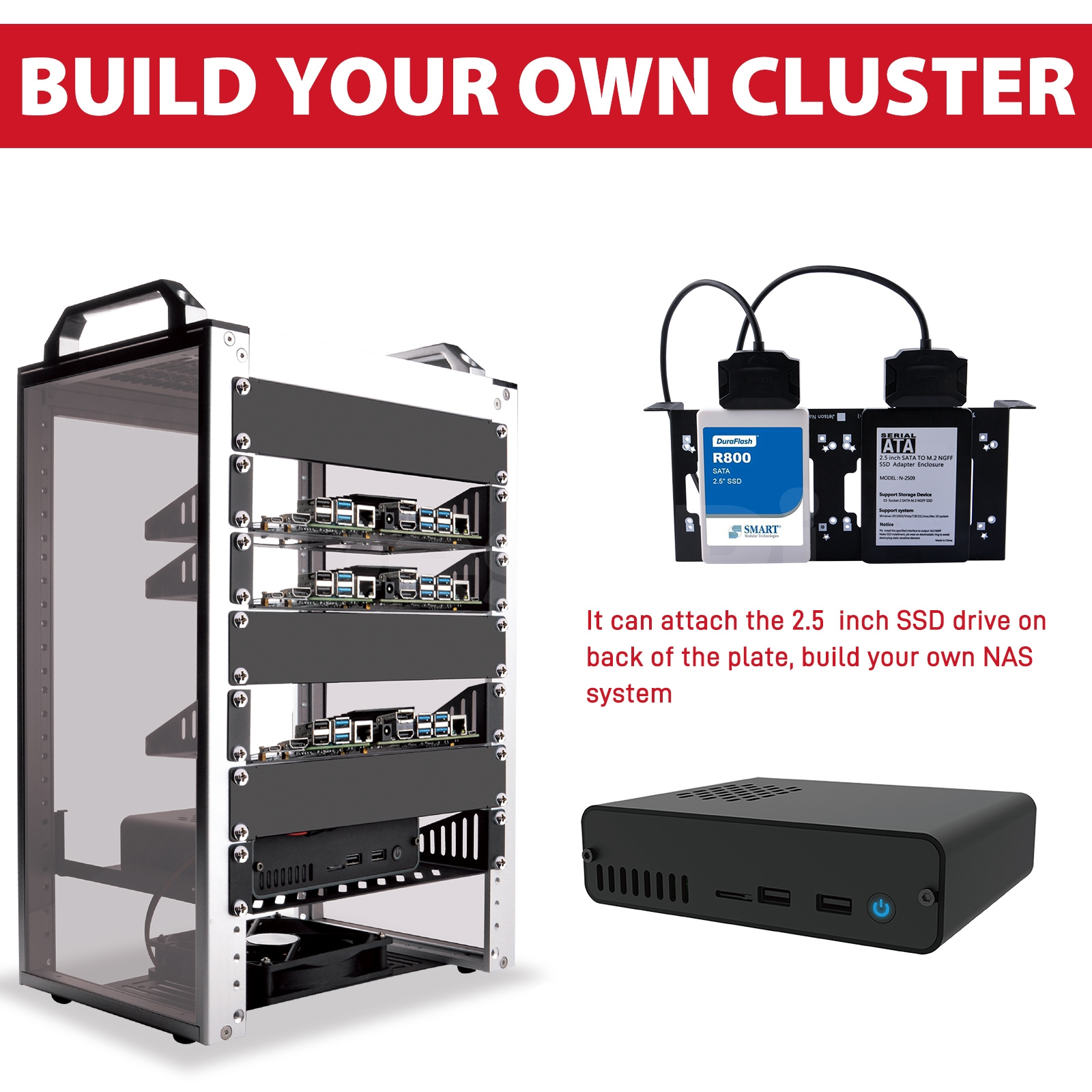 DeskPi RackMate T1 Montaje en  - Deskpi Super6C reseña y precio